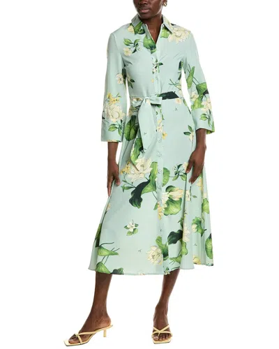 Ipponelli Midi Shirtdress In Green