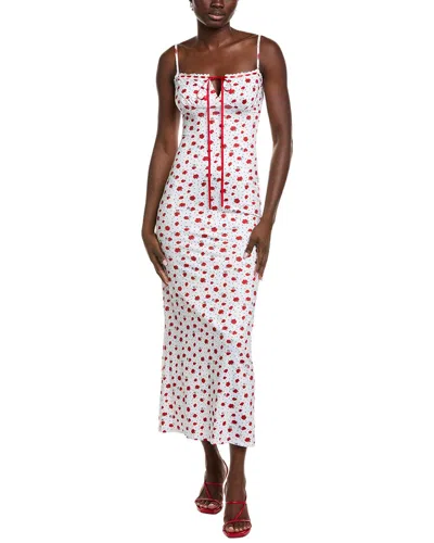 Ipponelli Midi Slip Dress In White