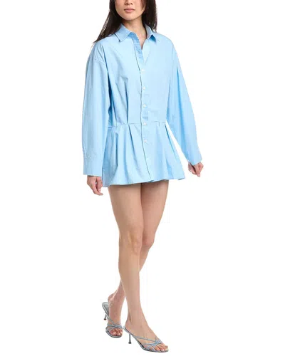 Ipponelli Mini Shirtdress In Blue