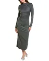 Ipponelli Mock Maxi Dress In Green