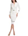 Ipponelli Ribbed Sweaterdress In White