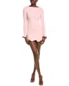 Ipponelli Ruffle Mini Dress In Pink