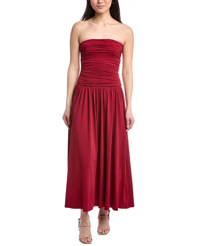Ipponelli Sleeveless Maxi Dress In Red