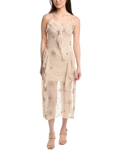 Ipponelli Sleeveless Midi Dress In Brown