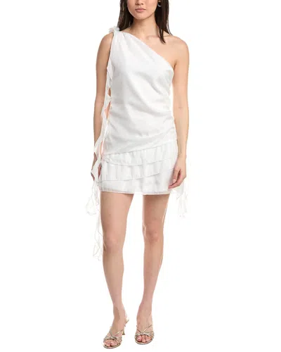 Ipponelli Sleeveless Mini Dress In White