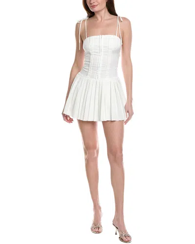 Ipponelli Sleeveless Mini Dress In White
