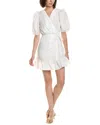 Ipponelli Solid Mini Dress In White