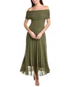 Ipponelli Solid Off-shoulder Maxi Dress In Transparent