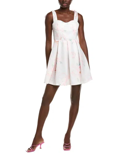 Ipponelli Tie Shoulder Mini Dress In White