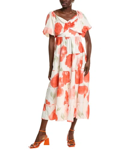 IPPONELLI IPPONELLI TIERED MIDI DRESS
