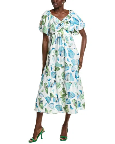 IPPONELLI TIERED MIDI DRESS