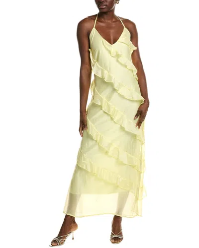 IPPONELLI IPPONELLI TIERED RUFFLE MAXI DRESS