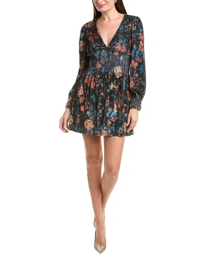 Ipponelli Velvet Mini Dress In Black