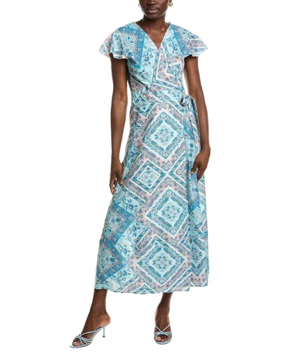 Ipponelli Wrap Dress In Blue