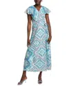 Ipponelli Wrap Dress In Blue