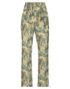 Ira Walendy Woman Pants Green Size S Silk In Green