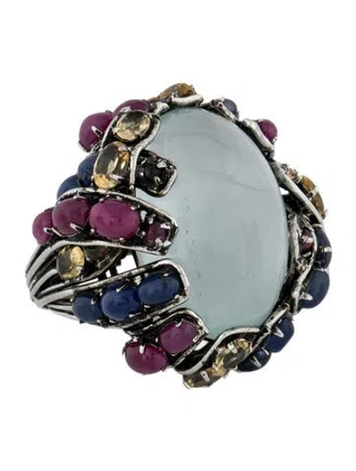 Pre-owned Iradj Moini Multistone Cocktail Ring