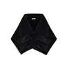 Iráro Women's Black Cape Collar In Black