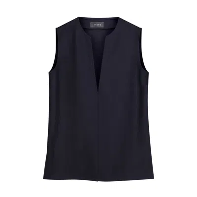 Iráro Women's Blue Wool Vest