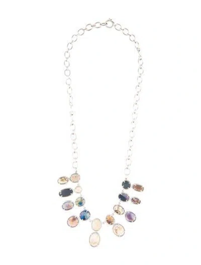 Pre-owned Irene Neuwirth 18k 29.04ctw Opal & Diamond Collar Necklace In Multi
