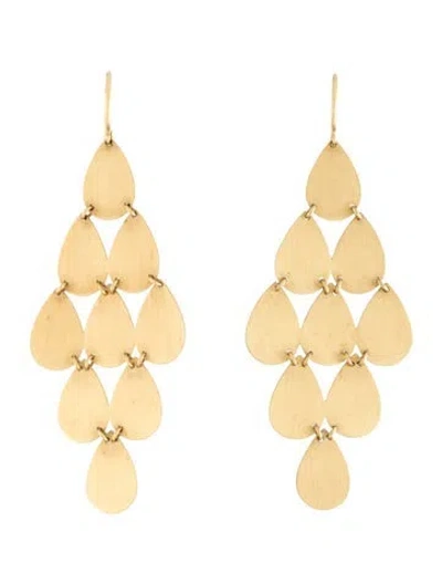 Pre-owned Irene Neuwirth 18k Classic Nine Drop Earrings In Multicolor