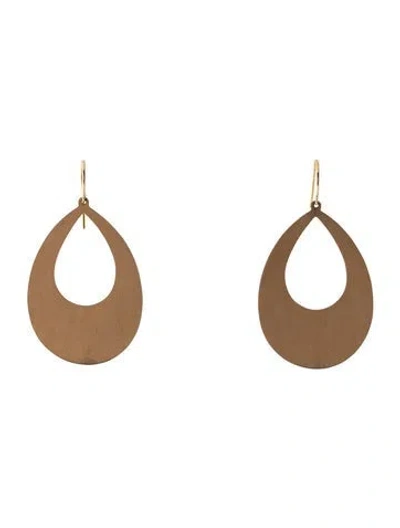 Pre-owned Irene Neuwirth 18k Drop Earrings In Multi