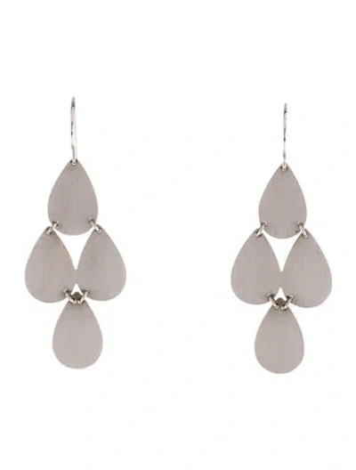 Pre-owned Irene Neuwirth 18k Gold Classic Drop Earrings In Multi