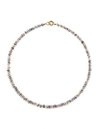 Pre-owned Irene Neuwirth 18k Opal Candy Beaded Necklace, 16.5" In Multi