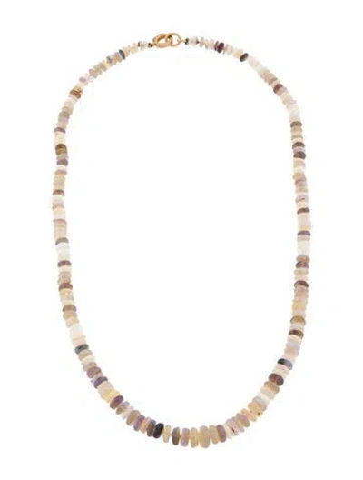 Pre-owned Irene Neuwirth 18k Opal Candy Beaded Necklace, 20" In Multi