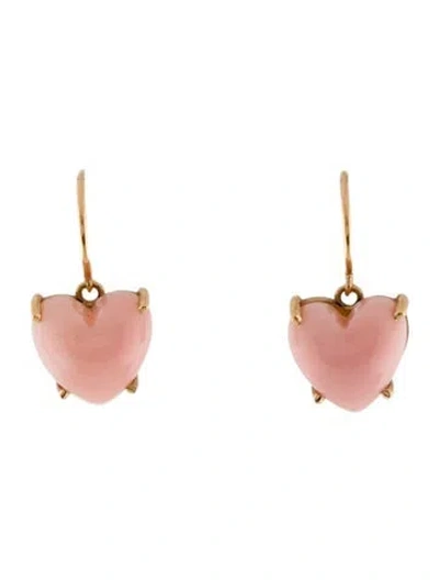Pre-owned Irene Neuwirth 18k Opal Love Earrings In Multi