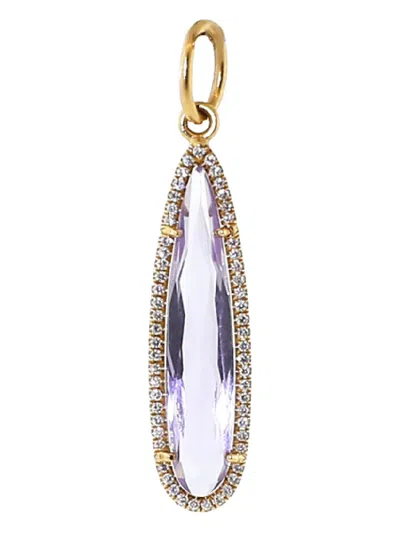 Irene Neuwirth 18k Rose Gold Amethyst Necklace