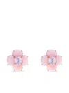 Irene Neuwirth 18k Rose Gold Floral-motif Opal And Kunzite Earrings In Pink