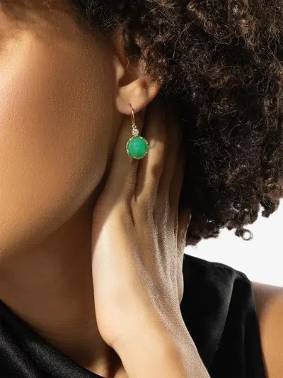 Irene Neuwirth 18k Yellow Gold Diamond Earrings