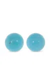 Irene Neuwirth 18k Yellow Gold Gumball Stud Earrings In Blue