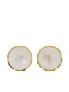 Irene Neuwirth 18k Yellow Gold Moonstone Stud Earrings In Gold
