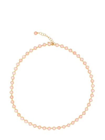 Irene Neuwirth 18kt Rose Gold Classic Opal Necklace In Pink