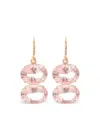 Irene Neuwirth 18kt Rose Gold Gemmy Gem Morganite And Diamond Earrings In Pink