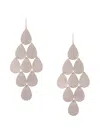 Irene Neuwirth 18kt White Gold Nine-drop Chandelier Earrings In White
