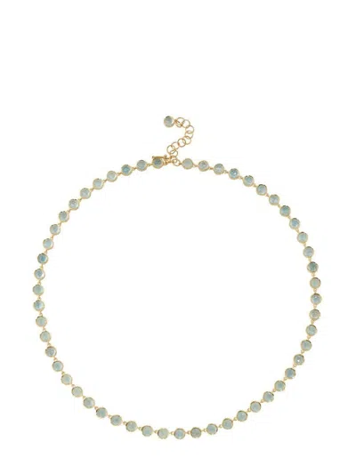 Irene Neuwirth 18kt Yellow Gold Aquamarine Necklace