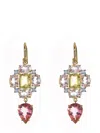 Irene Neuwirth 18kt Yellow Gold Gemmy Gem Earrings In Gold