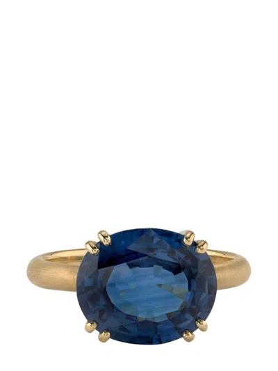 Irene Neuwirth 18kt Yellow Gold Gemmy Sapphire Ring