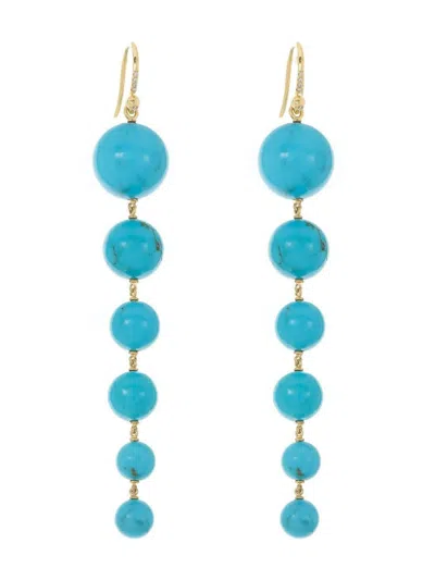 Irene Neuwirth 18kt Yellow Gold Gumball Drop Earrings