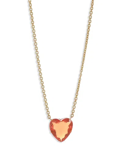 Irene Neuwirth 18kt Yellow Gold One Of A Kind Love Opal Necklace