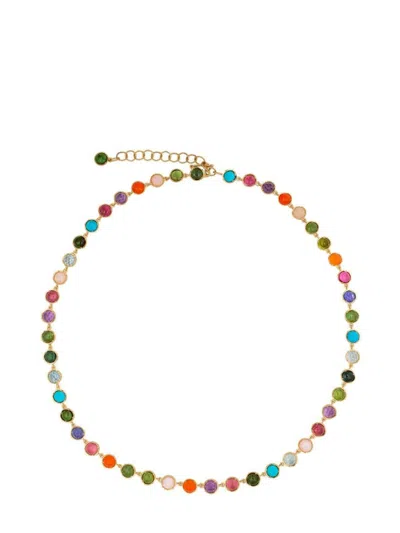Irene Neuwirth 18kt Yellow Gold Small Classic Multi-stone Necklace