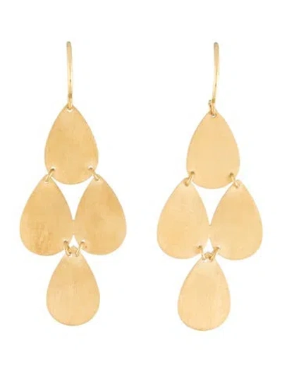 Pre-owned Irene Neuwirth Classic Drop Earrings In Multicolor