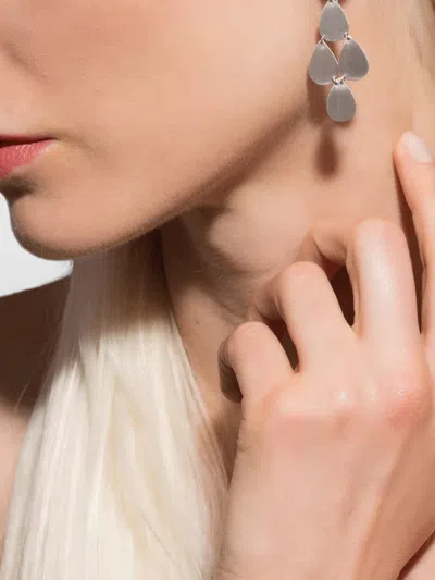 Irene Neuwirth Four-drop Chandelier Earrings In Silver