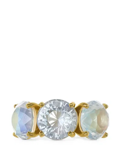 Irene Neuwirth Gemmy Gem Rainbow Moonstone Ring In Transparent