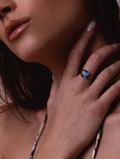 Irene Neuwirth Gemmy Gem Sapphire Ring In Blue