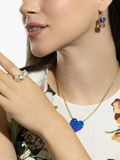 Irene Neuwirth Gemmy Gem Tanzanite And Tourmaline Earrings In Blue