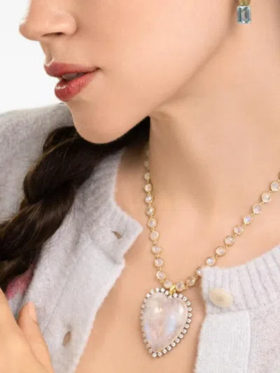 Irene Neuwirth Heroic Aquamarine Huggie Earrings In Gold